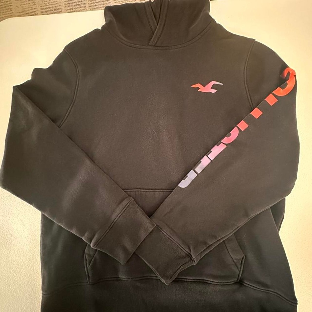 Hollister black hoodie size Large